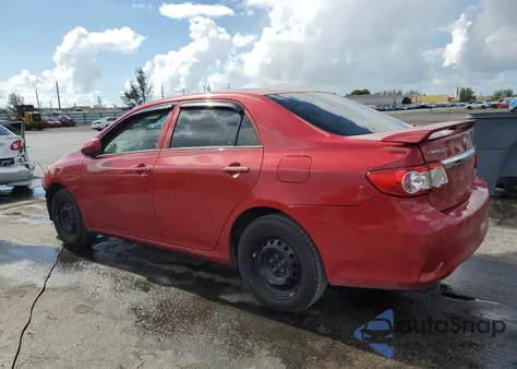 2013 Toyota Corolla Base из США, поврежденный, VIN 2T1BU4EEXDC949799